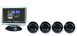 Backup Parking Sensor Systems with 4 rear sensors